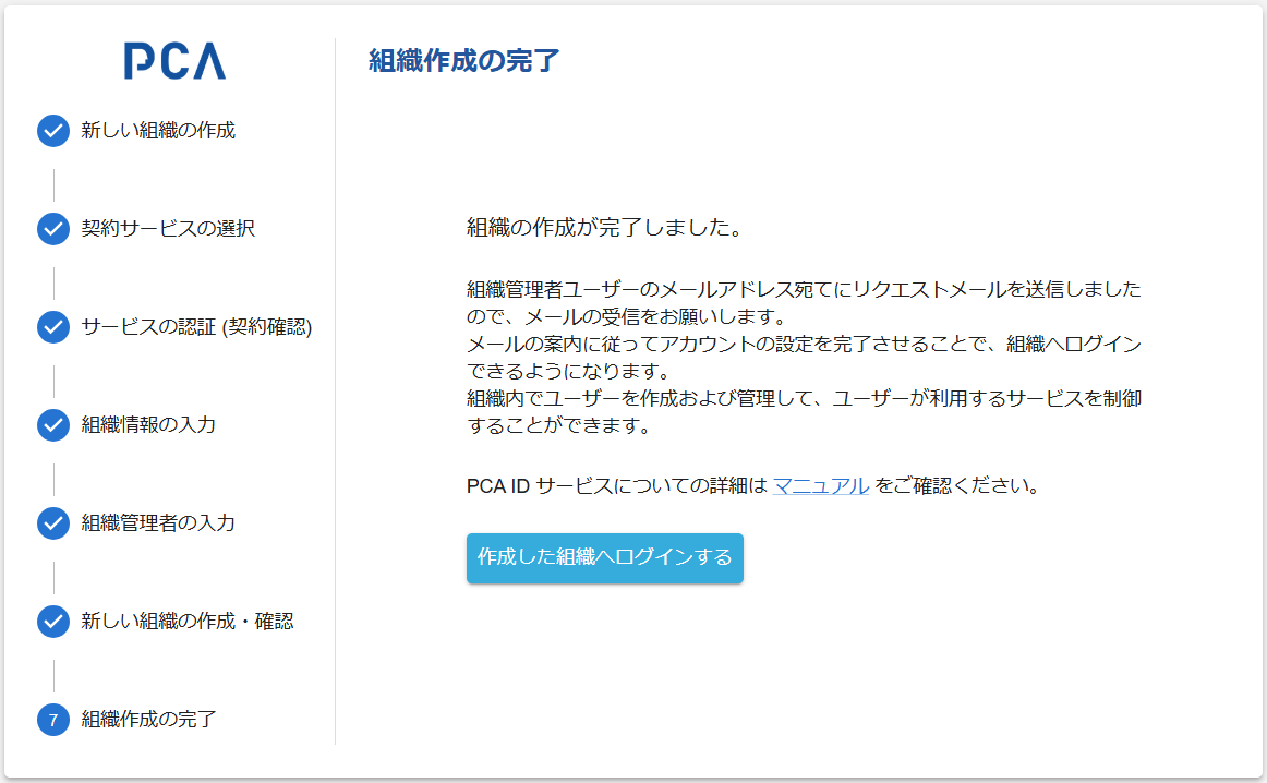 PCA ID 利用イメージ