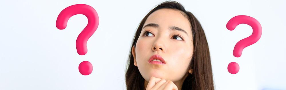クエスチョンマークとビジネスパーソン